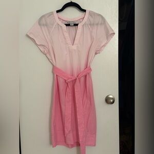 Tommy Hilfiger belted ombré dress